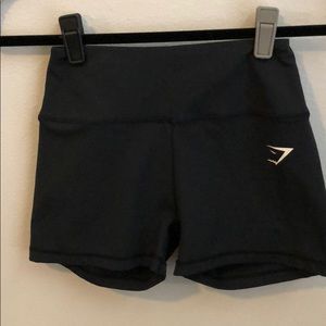 Black gymshark shorts